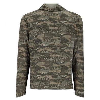 Термофутболка Simms Bugstopper Solarflex Hoody, Shroud Loden