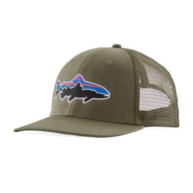 Patagonia Fitz Roy Trout Trucker Hat, Basin Green