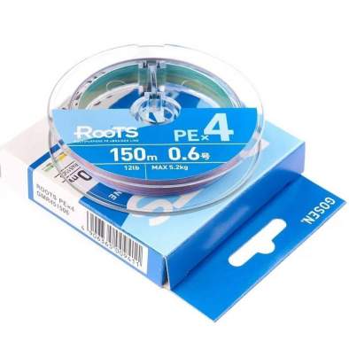 Купить GOSEN Roots PE×4 150m #0.6 PE, Multicolor GOSEN Roots PE×4 150m #0.6 PE, Multicolor