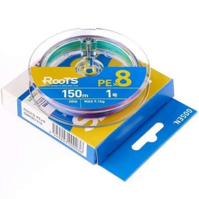 Купить GOSEN Roots PE×8 150m #1.0 PE, Multicolor GOSEN Roots PE×8 150m #1.0 PE, Multicolor