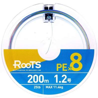 Купить GOSEN Roots PE×8 200m #1.2 PE, Multicolor GOSEN Roots PE×8 200m #1.2 PE, Multicolor