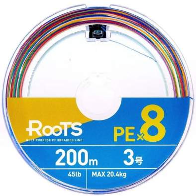 Купить GOSEN Roots PE×8 200m #3.0 PE, Multicolor GOSEN Roots PE×8 200m #3.0 PE, Multicolor