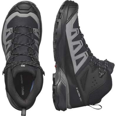 Salomon X ULTRA 360 MID GTX, Black-Magnet-Pewter