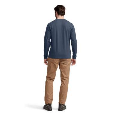 Sitka Foothills LS Henley, Starlight Blue