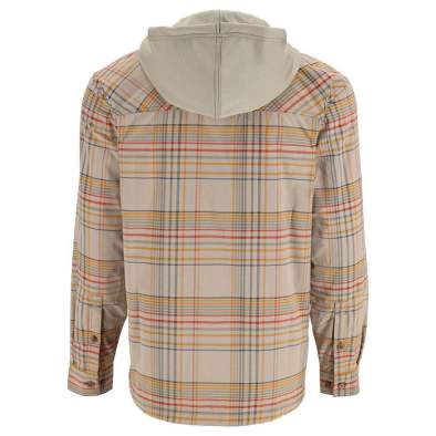Simms Coldweather Hoody, Stone Neo Plaid