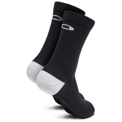 OAKLEY RIBBED ELLIPSE LONG SOCKS, Blackout