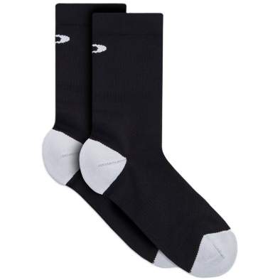 OAKLEY RIBBED ELLIPSE LONG SOCKS, Blackout