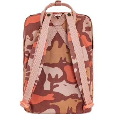 Fjallraven Kanken Graphics Laptop 15L, ChalkRose-Hidden Animals