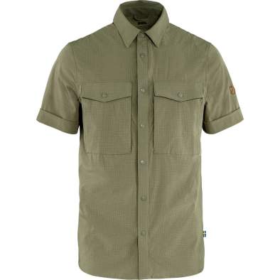Fjallraven Abisko Trekking Shirt SS M, Light Olive