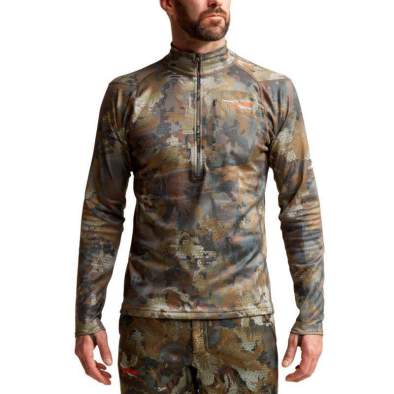 Купить Sitka Core Mid Wt Zip T, Optifade Timber Sitka Core Mid Wt Zip T, Optifade Timber