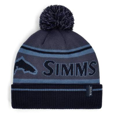 Simms Tip-Up Pom Beanie, Huckleberry