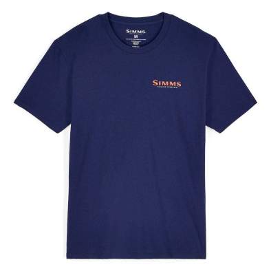 Simms Bass Ruler T-Shirt, Navy