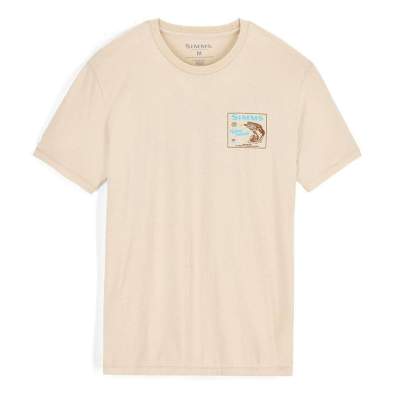  Simms Locals Bass Shop T-Shirt, Natural