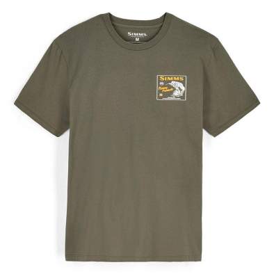 Simms Locals Bass Shop T-Shirt, Loden