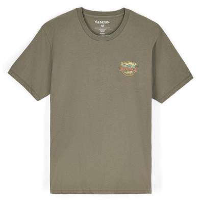 Simms Neon Draft T-Shirt, Army Green
