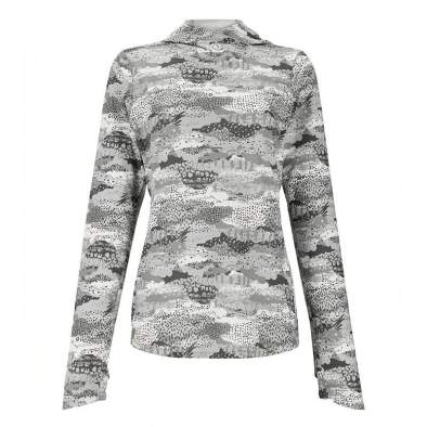 Купить Simms Women's Bugstopper SolarFlex Hoody, Shroud Sterling Simms Women's Bugstopper SolarFlex Hoody, Shroud Sterling