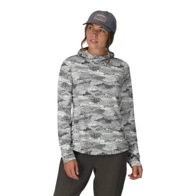 Купить Simms Women's Bugstopper SolarFlex Hoody, Shroud Sterling Simms Women's Bugstopper SolarFlex Hoody, Shroud Sterling