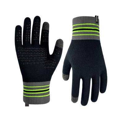 Dexshell Ultra Thin Running Gloves чёрный-серый-зелёный