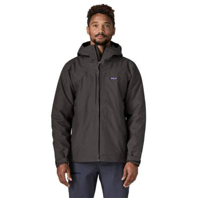Купить Patagonia M's Boulder Fork Rain Jacket, Black Patagonia M's Boulder Fork Rain Jacket, Black