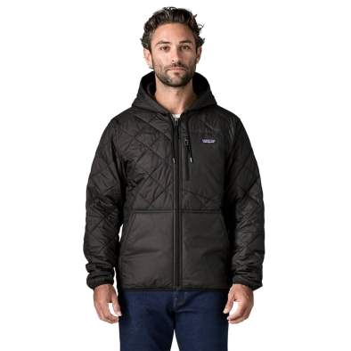 Patagonia M's Diamond Quilted Bomber Hoody, Black