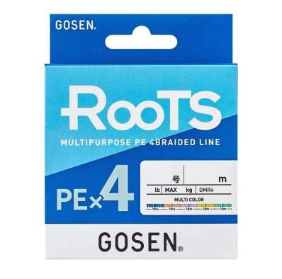 Купить GOSEN Roots PE×4 200m #0.5 PE, Multicolor GOSEN Roots PE×4 200m #0.5 PE, Multicolor