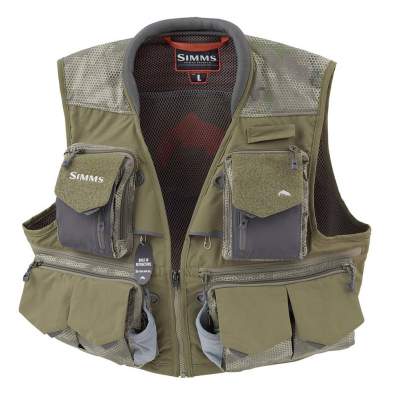 Купить Simms Guide Vest, Hex Camo Loden Simms Guide Vest, Hex Camo Loden