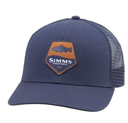 Simms Trout Patch Trucker, Admiral Blue