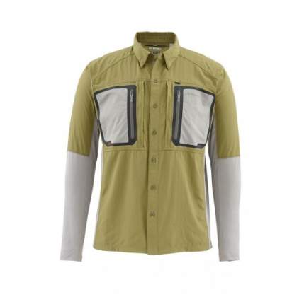 Рубашка Simms Taimen TriComp LS Shirt, Army Green