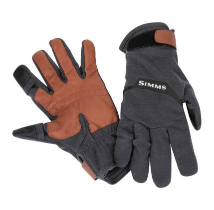 Simms Lightweight Wool Tech Glove, Carbon