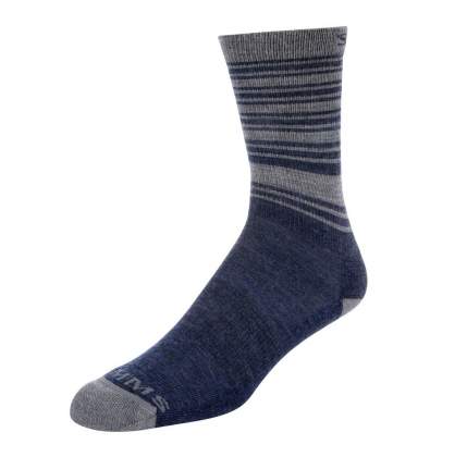 Simms Merino Lightweight Hiker Sock, Admiral Blue