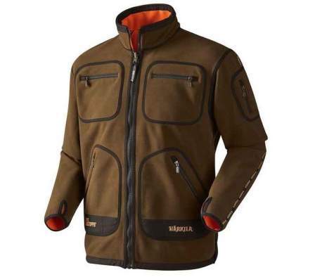 Harkila Kamko Fleece, Hunting Green-Orange Blaze