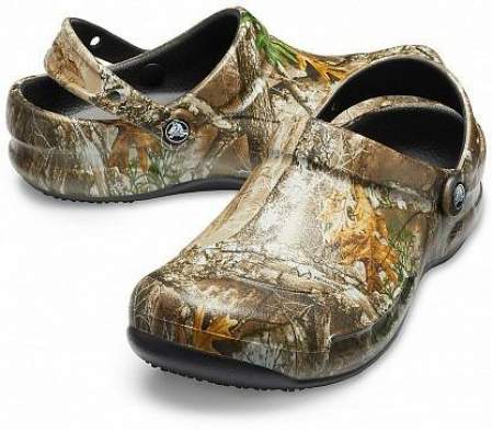 CROCS Bistro Realtree Edge Khaki-Black