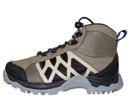 Chota High Top Hybrid Rubber Sole Wading Boot, Brown/Green