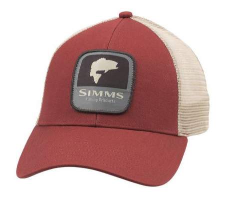 Купить Simms Bass Patch Trucker, Rusty Red Simms Bass Patch Trucker, Rusty Red