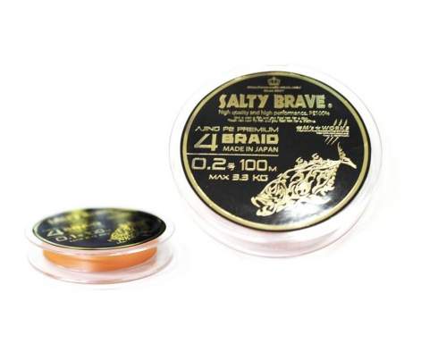 Squid Mania Salty Brave Ajing PE 4braid Premium 100m #0.2