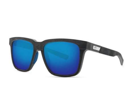 Costa Pescador Blue Mirror 580G, Net Gray With Blue Rubber