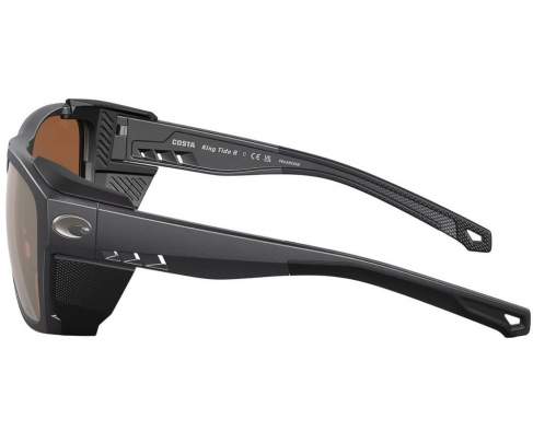 Costa King Tide 8 Copper Silver Mirror 580G, Black Pearl