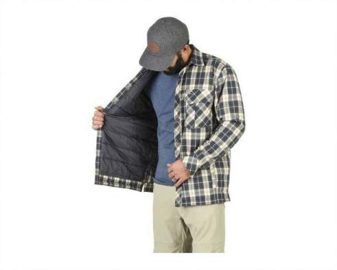 Купить Simms Guide Insulated Shaket, Light Khaki Plaid Simms Guide Insulated Shaket, Light Khaki Plaid