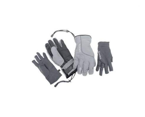 Simms ProDry Glove + Liner, Steel