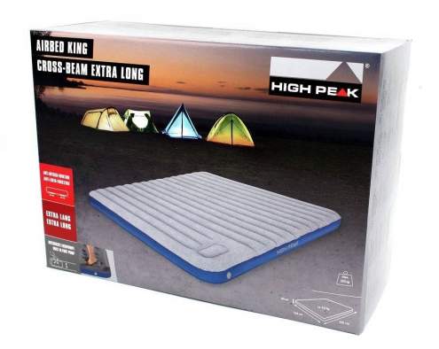 High Peak AIR BED CROSS BEAM KING XL, серо-голубой