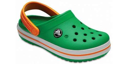 CROCS Crocband Clog K Grass Green-White-Blazing Orange - купить по