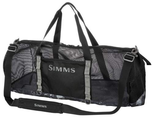 Simms Challenger Mesh Duffel, 60L, Hex Flo Camo Carbon