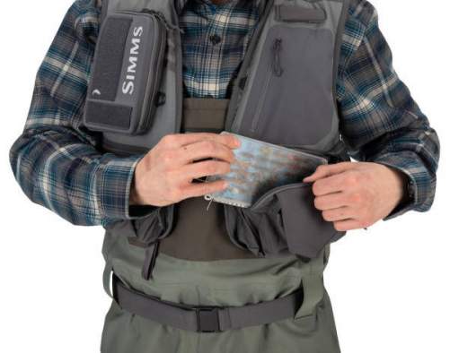 Simms Freestone Fishing Vest, Pewter