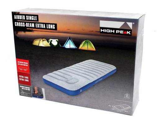 High Peak AIR BED CROSS BEAM SINGLE XL, серо-голубой