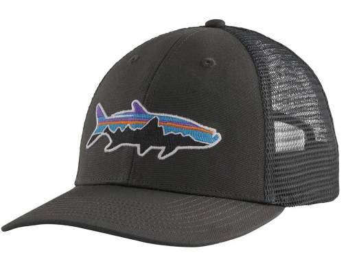 Купить Patagonia Fitz Roy Fish LoPro Trucker Hat Grey Patagonia Fitz Roy Fish LoPro Trucker Hat Grey