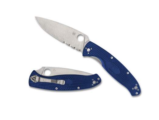 Spyderco Resilience Lightweight CPM S35VN Blue, клинок PS 10,8 см