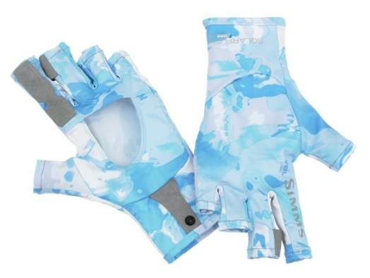 Simms SolarFlex SunGlove, Cloud Camo Blue