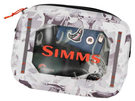 Simms Dry Creek Gear Pouch 4L, Cloud Camo Grey