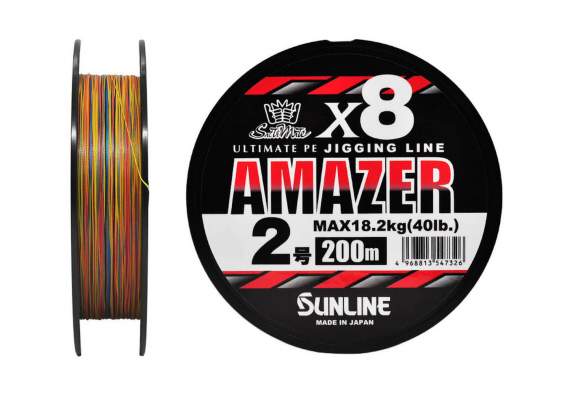 Купить Sunline SM Amazer×8 200m #2.0 PE, Multicolor Sunline SM Amazer×8 200m #2.0 PE, Multicolor