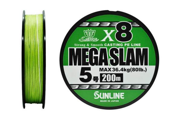 Купить Sunline Saltymate Mega Slam x8 200m #5 PE, Bright Green Sunline Saltymate Mega Slam x8 200m #5 PE, Bright Green